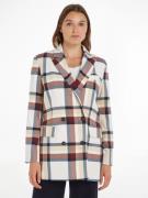 NU 20% KORTING: Tommy Hilfiger Lange blazer GLOBAL STRIPE CHECK DB BLA...