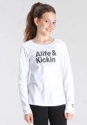 NU 20% KORTING: Alife & Kickin Shirt met lange mouwen Met logoprint