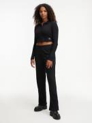 Calvin Klein Jerseybroek BADGE RIB STRAIGHT PANTS