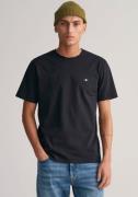 NU 25% KORTING: Gant T-shirt REG SHIELD SS T-SHIRT met logoborduursel ...