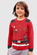 NU 20% KORTING: KIDSWORLD Shirt met lange mouwen Brandweer Uniformprin...