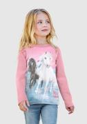 Miss Melody Shirt met lange mouwen met mooi paardenmotief