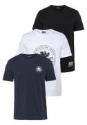 NU 20% KORTING: Bruno Banani T-shirt Essentials T-Shirts (Set van 3)