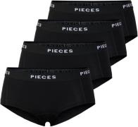 NU 20% KORTING: pieces Hipster PCLOGO LADY 4 PACK SOLID NOOS BC (4 stu...