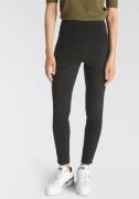 NU 20% KORTING: AJC Highwaist legging in suède-look