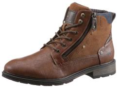 NU 20% KORTING: Mustang Shoes Hoge veterschoenen met een ritssluiting