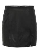 Only Imitatieleren rok ONLLENI FAUX LEATHER SLIT SKIRT PNT NOOS