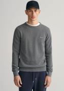 NU 20% KORTING: Gant Trui met ronde hals COTTON PIQUE C-NECK met logob...