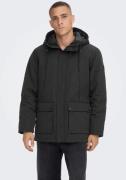 NU 20% KORTING: ONLY & SONS Lang jack ONSJAYDEN PARKA NOOS OTW VD