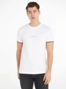 NU 25% KORTING: Tommy Hilfiger T-shirt TOMMY LOGO TIPPED TEE