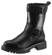 NU 20% KORTING: Tamaris Bikerboots met fonkelende pailletten gegarneer...