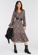NU 20% KORTING: Laura Scott Midi-jurk met bloemmotief