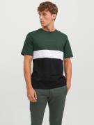 Jack & Jones Shirt met ronde hals JJEREID BLOCKING TEE SS NOOS