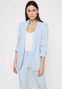 pieces Blouseblazer PCBOSELLA 3/4 BLAZER NOOS met plooidetail op de mo...