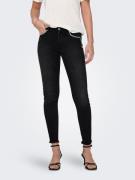 NU 20% KORTING: Only Skinny fit jeans ONLBLUSH MW SKINNY DECO ANK RW R...