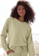 s.Oliver RED LABEL Beachwear Sweatshirt Van ribkwaliteit