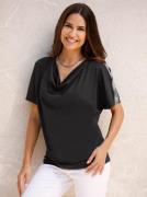 NU 20% KORTING: Classic Basics Shirt met cascadehals (1-delig)