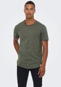 NU 20% KORTING: ONLY & SONS Shirt met ronde hals ONSBENNE LONGY SS TEE...