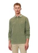 NU 20% KORTING: Marc O'Polo Poloshirt met lange mouwen in washed-look