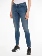 NU 20% KORTING: Calvin Klein Skinny fit jeans Mid rise skinny