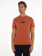 NU 20% KORTING: Calvin Klein T-shirt CUT THROUGH LOGO T-SHIRT