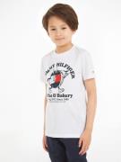 NU 20% KORTING: Tommy Hilfiger T-shirt TOMMY BAGELS TEE S/S