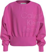 NU 20% KORTING: Calvin Klein Sweatshirt PUFF HERO LOGO CN SWEATSHIRT