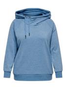 NU 20% KORTING: ONLY CARMAKOMA Hoodie CARLAMILLE L/S HOOD CS SWT