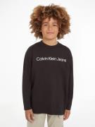 Calvin Klein Shirt met lange mouwen INST. LOGO RELAXED LS T-SHIRT