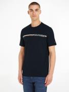 NU 25% KORTING: Tommy Hilfiger T-shirt MONOTYPE CHEST STRIPE TEE