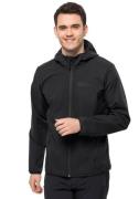 Jack Wolfskin Softshell-jack BORNBERG HOODY M winddicht, waterafstoten...