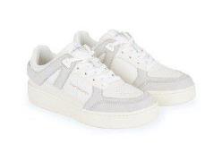 NU 20% KORTING: Calvin Klein Plateausneakers BASKET CUPSOLE LOW MIX ML...
