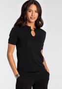 NU 20% KORTING: Bruno Banani Trui met korte mouwen Cut-out