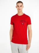 Tommy Hilfiger T-shirt ARCH VARSITY TEE met een ronde hals