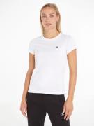 NU 20% KORTING: Calvin Klein T-shirt CK EMBROIDERY SLIM TEE met gebord...