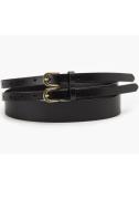 NU 20% KORTING: Levi's® Leren riem Double Buckle