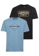 Quiksilver T-shirt (2-delig, Set van 2)