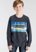 NU 20% KORTING: KangaROOS Shirt met lange mouwen Voor jongens