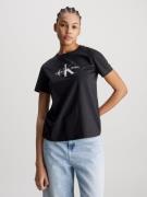 NU 20% KORTING: Calvin Klein T-shirt DIFFUSED MONOLOGO REGULAR TEE
