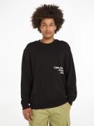 Calvin Klein Sweatshirt DIFFUSED LOGO CREW NECK