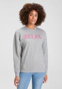 H.I.S Sweatshirt met borstprint