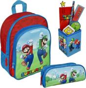 NU 20% KORTING: Scooli Kinderrugzak Super Mario (set, 3-delig)