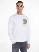 NU 20% KORTING: Calvin Klein Sweatshirt OVERLAY BOX LOGO SWEATSHIRT