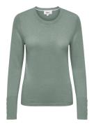 Only Trui met ronde hals ONLJULIE LIFE LS BUTTON O-NECK CC KNT