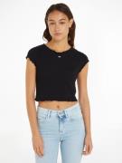 NU 20% KORTING: TOMMY JEANS Shirt met ronde hals TJW SLIM SMOCK TEE