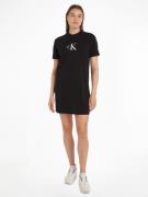NU 20% KORTING: Calvin Klein Shirtjurk SATIN CK T-SHIRT DRESS
