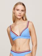 Tommy Hilfiger Swimwear Triangel-bikinitop TRIANGLE RP met ribstructuu...