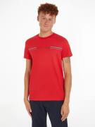 NU 20% KORTING: Tommy Hilfiger T-shirt STRIPE CHEST TEE