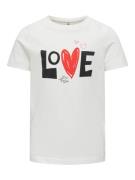 KIDS ONLY Shirt met korte mouwen KOGLOOVI REG S/S VALENTINE TOP BOX JR...