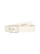 NU 20% KORTING: Calvin Klein Leren riem SLIM SQUARE BUCKLE BELT 2.0